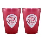 #16FFTR - 16oz Frost Flex Trans Red